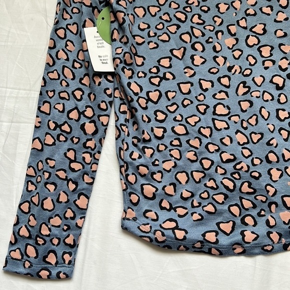 ⭐️nwt Ricki’s Eco-Friendly Printed Scoop Neck Hacci Tee⭐️ - Picture 10 of 11